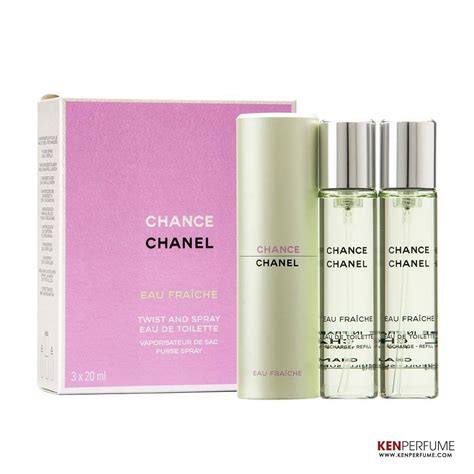 chance eau fraiche woman edt 3x20 ml